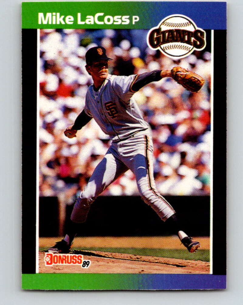 1989 Donruss #602 Mike LaCoss Mint San Francisco Giants Image 1