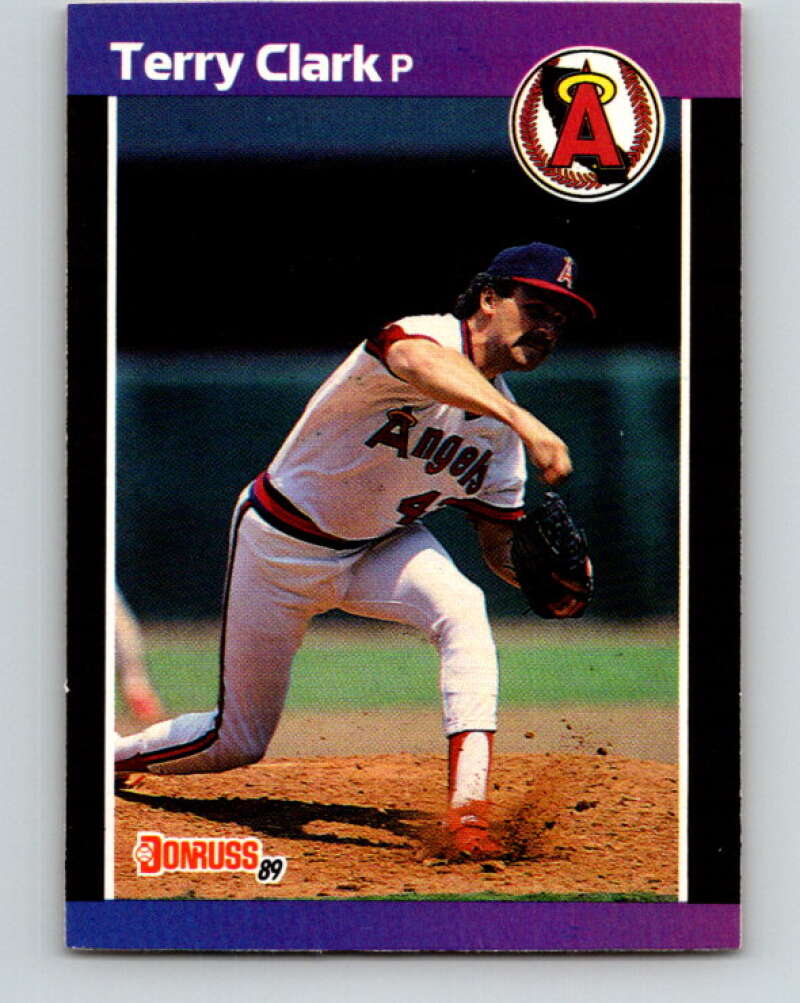 1989 Donruss #607 Terry Clark DP Mint RC Rookie California Angels Image 1