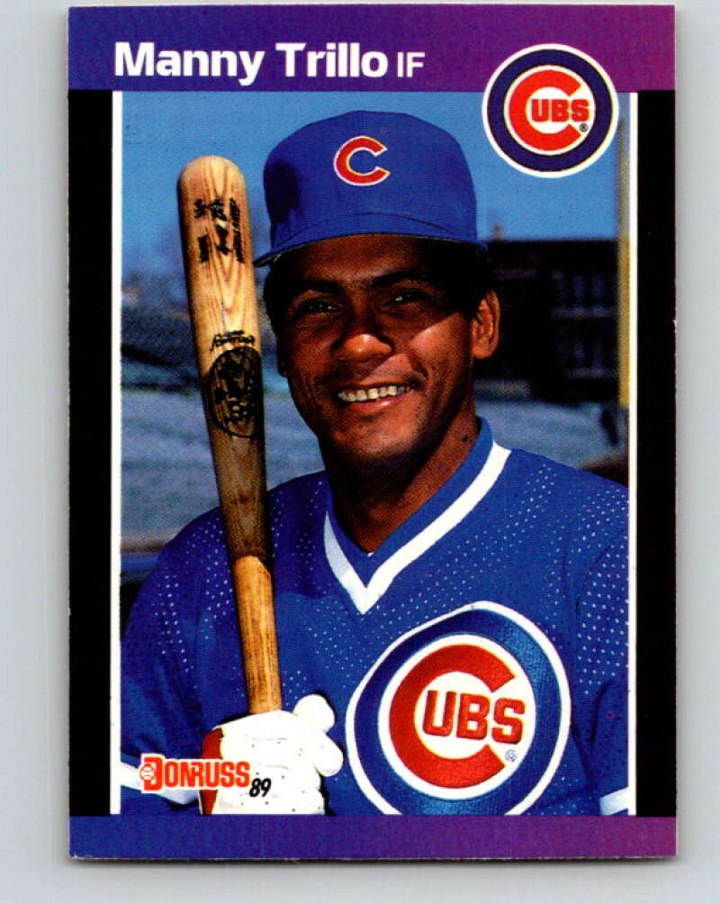 1989 Donruss #608 Manny Trillo DP Mint Chicago Cubs Image 1