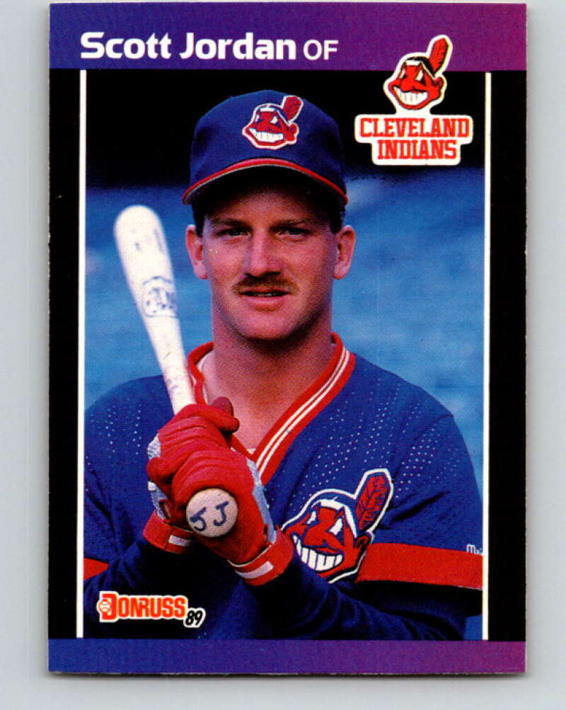 1989 Donruss #609 Scott Jordan Mint RC Rookie Cleveland Indians Image 1