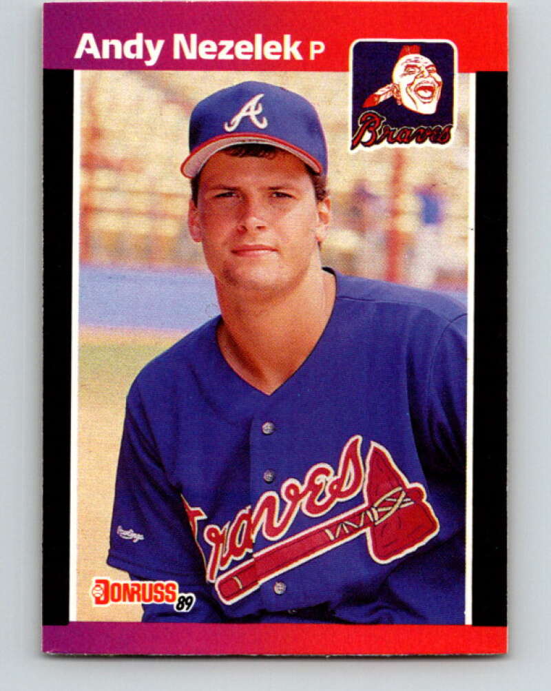 1989 Donruss #616 Andy Nezelek/ Mint RC Rookie Atlanta Braves Image 1