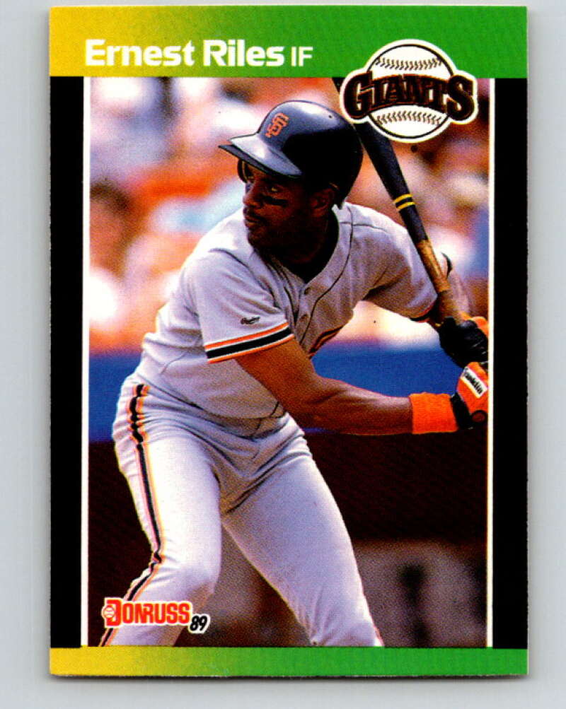 1989 Donruss #625 Ernest Riles DP Mint San Francisco Giants Image 1