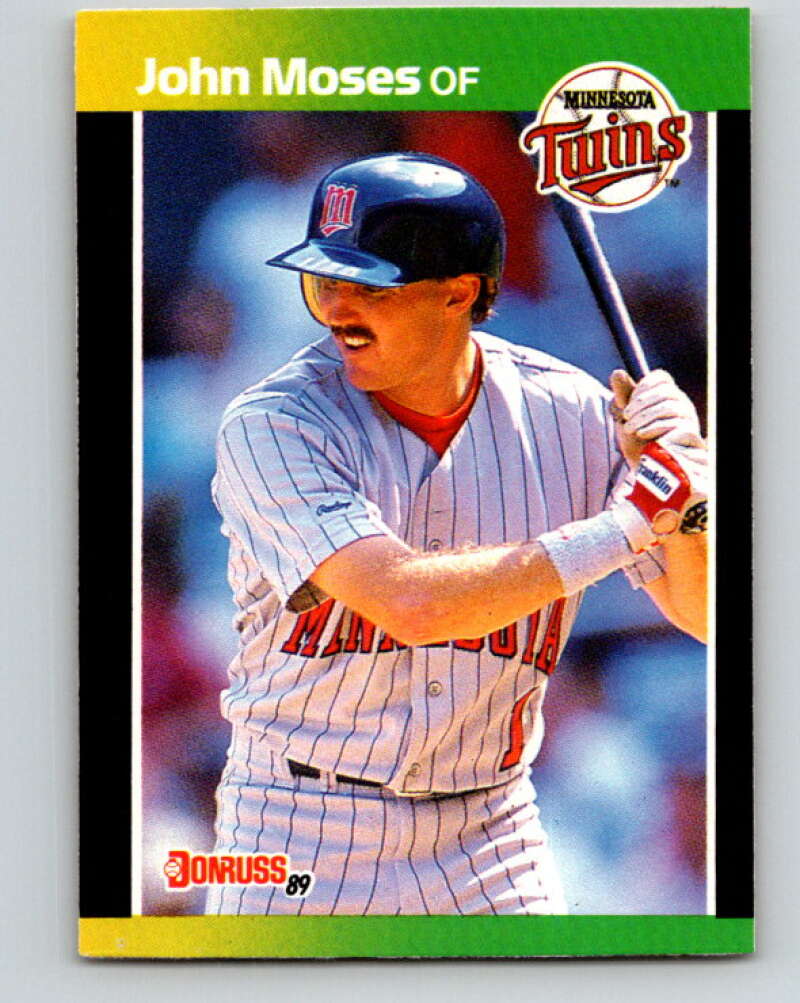 1989 Donruss #626 John Moses DP Mint Minnesota Twins Image 1