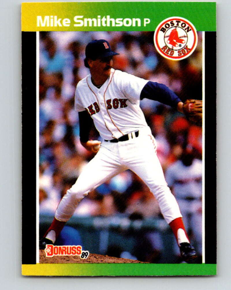 1989 Donruss #628 Mike Smithson DP Mint Boston Red Sox Image 1