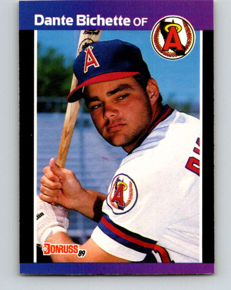 1989 Donruss #634 Dante Bichette Mint RC Rookie California Angels Image 1