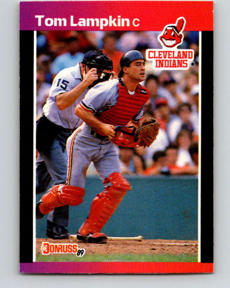 1989 Donruss #639 Tom Lampkin UER Mint RC Rookie Cleveland Indians Image 1