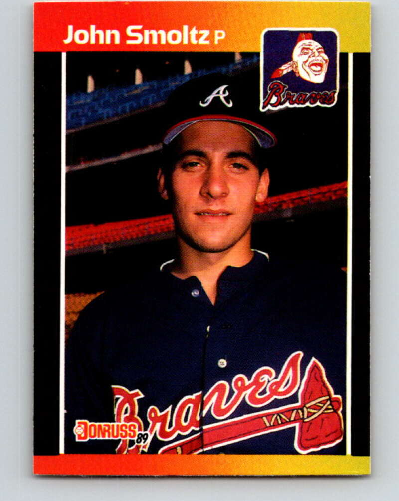 1989 Donruss #642 John Smoltz Mint RC Rookie Atlanta Braves Image 1