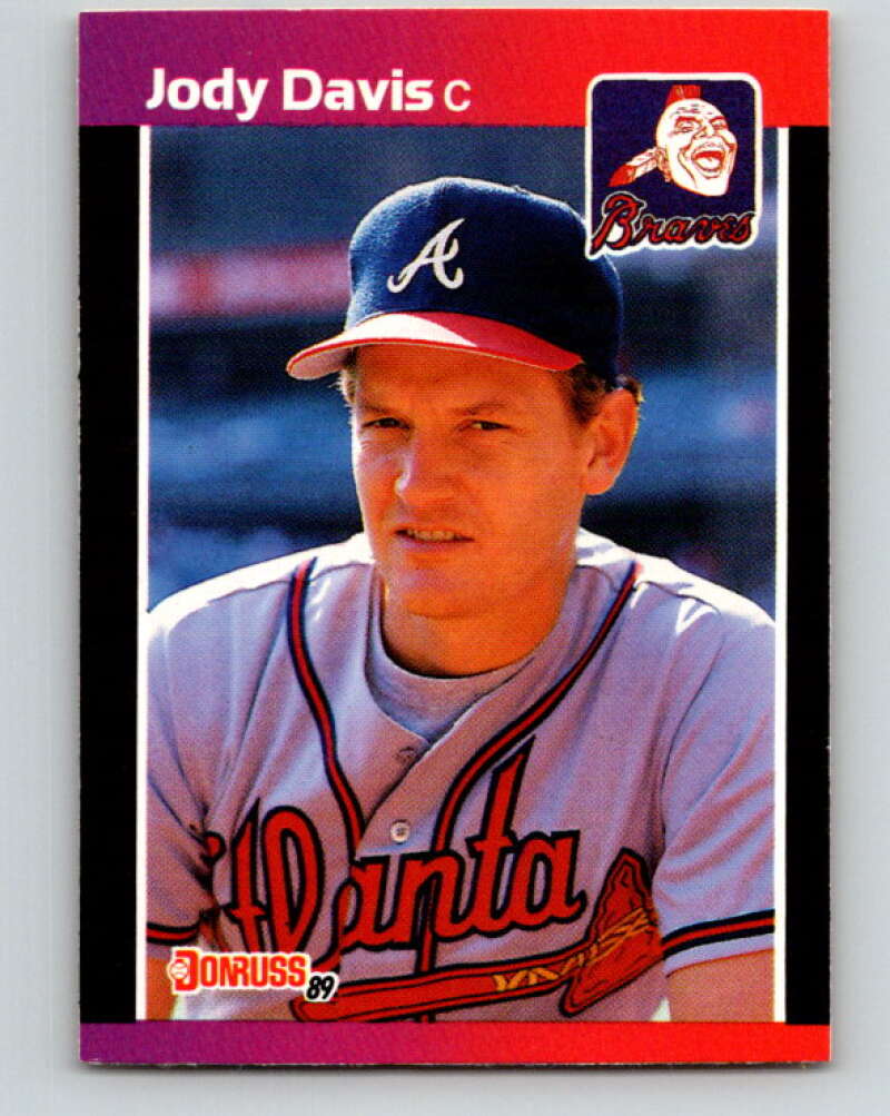 1989 Donruss #650 Jody Davis Mint Atlanta Braves Image 1