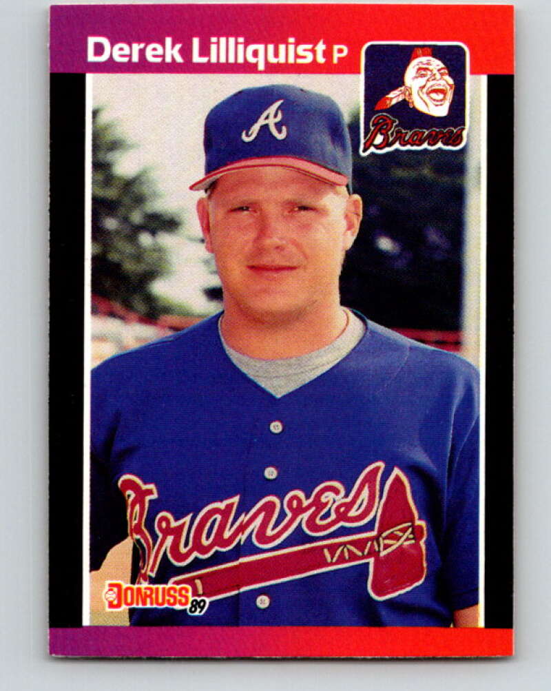1989 Donruss #653 Derek Lilliquist Mint RC Rookie Atlanta Braves Image 1