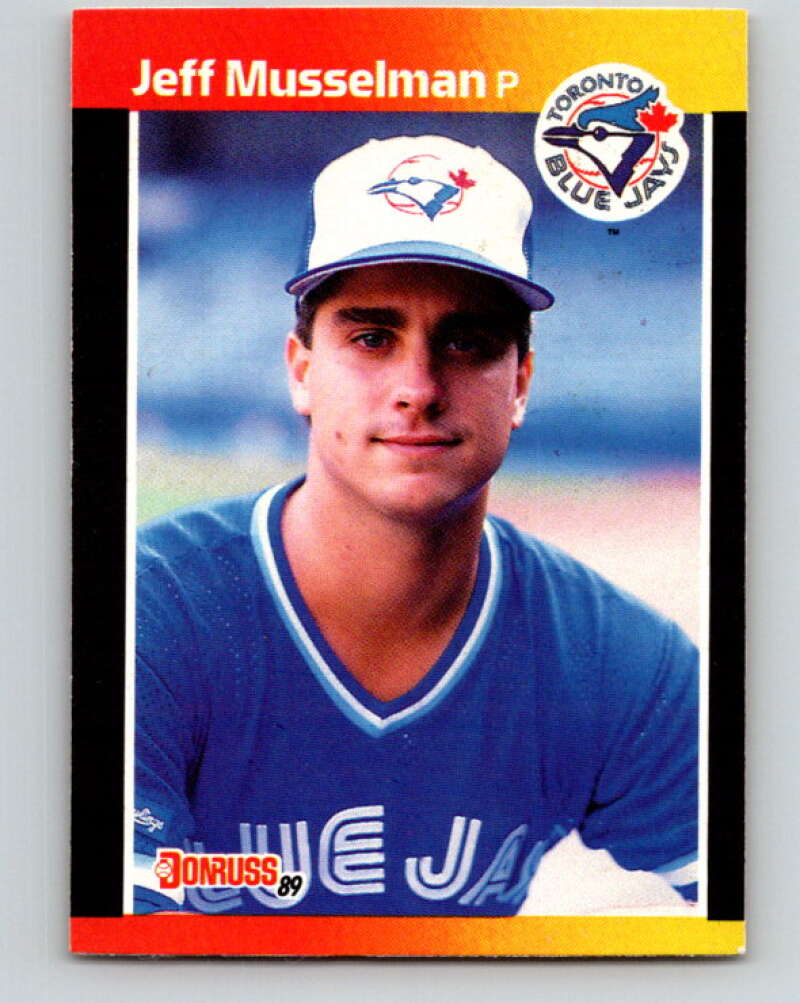 1989 Donruss #656 Jeff Musselman Mint Toronto Blue Jays Image 1