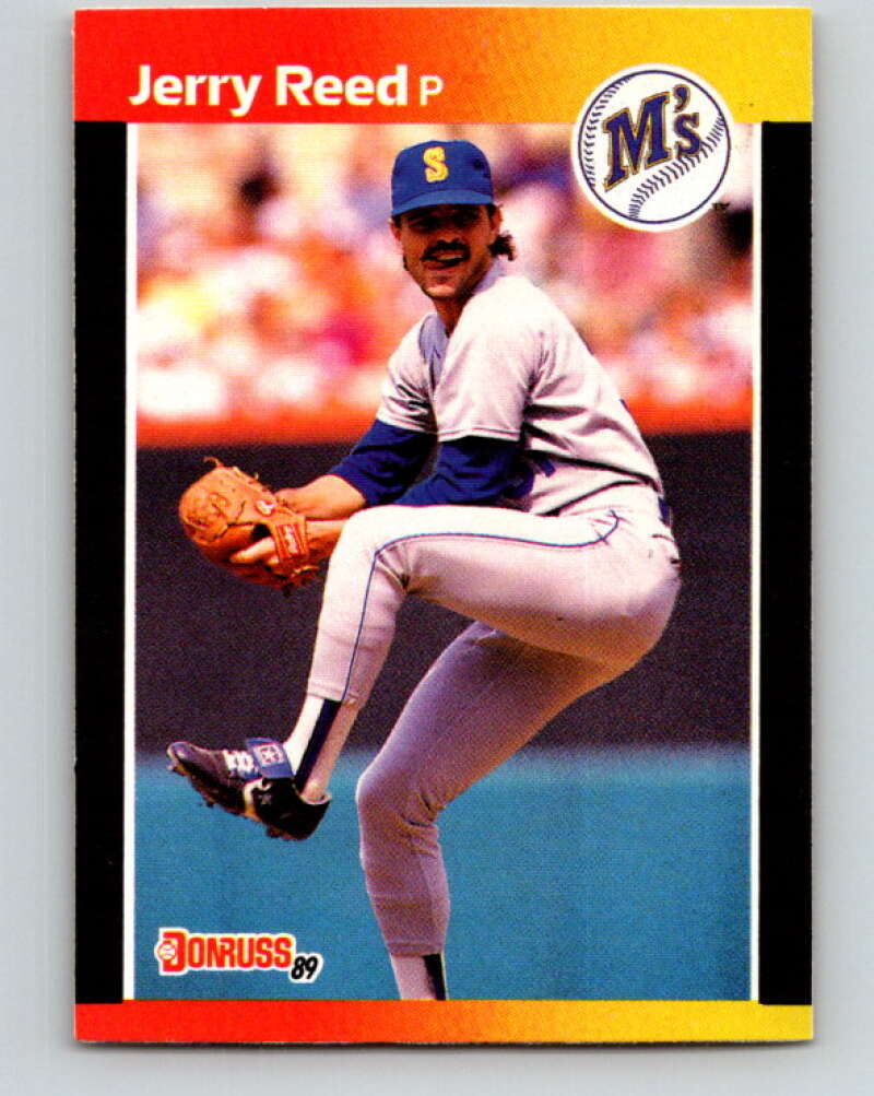 1989 Donruss #657 Jerry Reed Mint Seattle Mariners Image 1