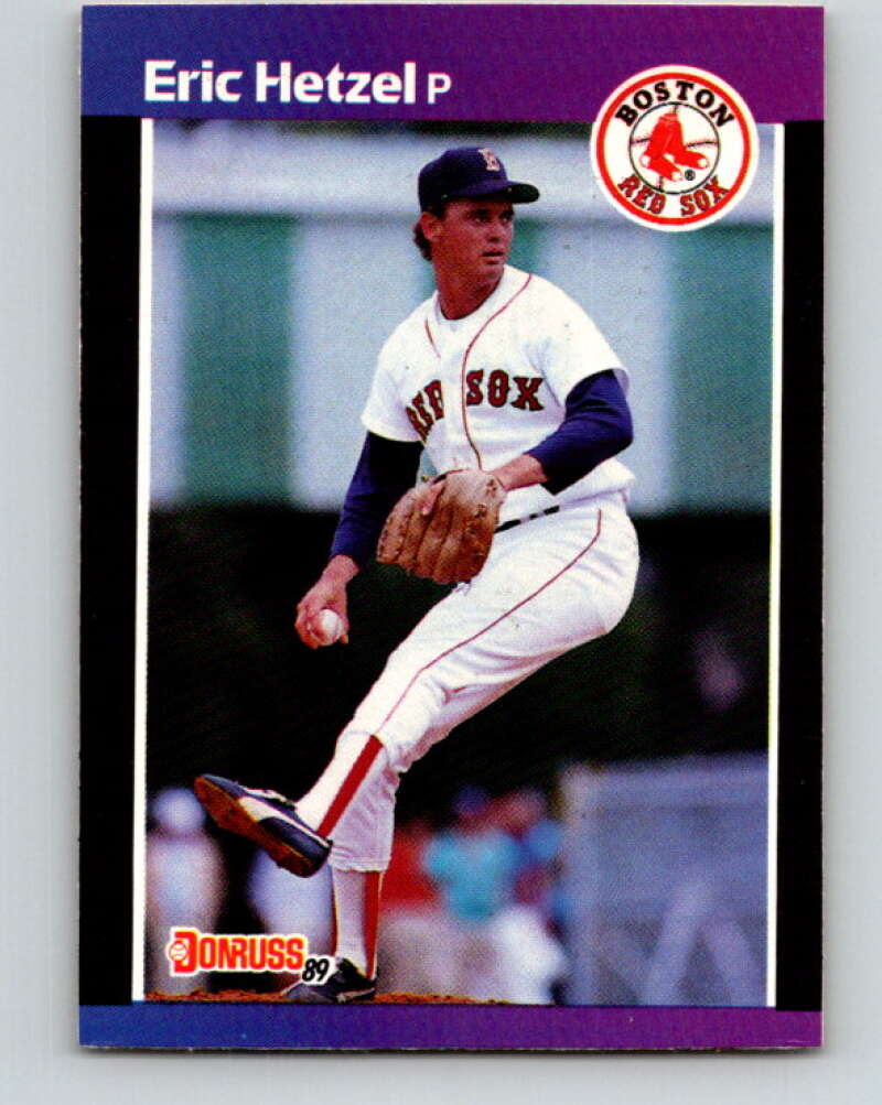 1989 Donruss #660 Eric Hetzel Mint RC Rookie Boston Red Sox Image 1