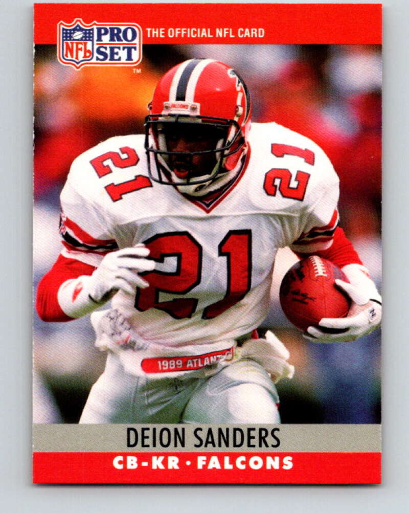 1990 Pro Set #36 Deion Sanders Mint Atlanta Falcons Image 1