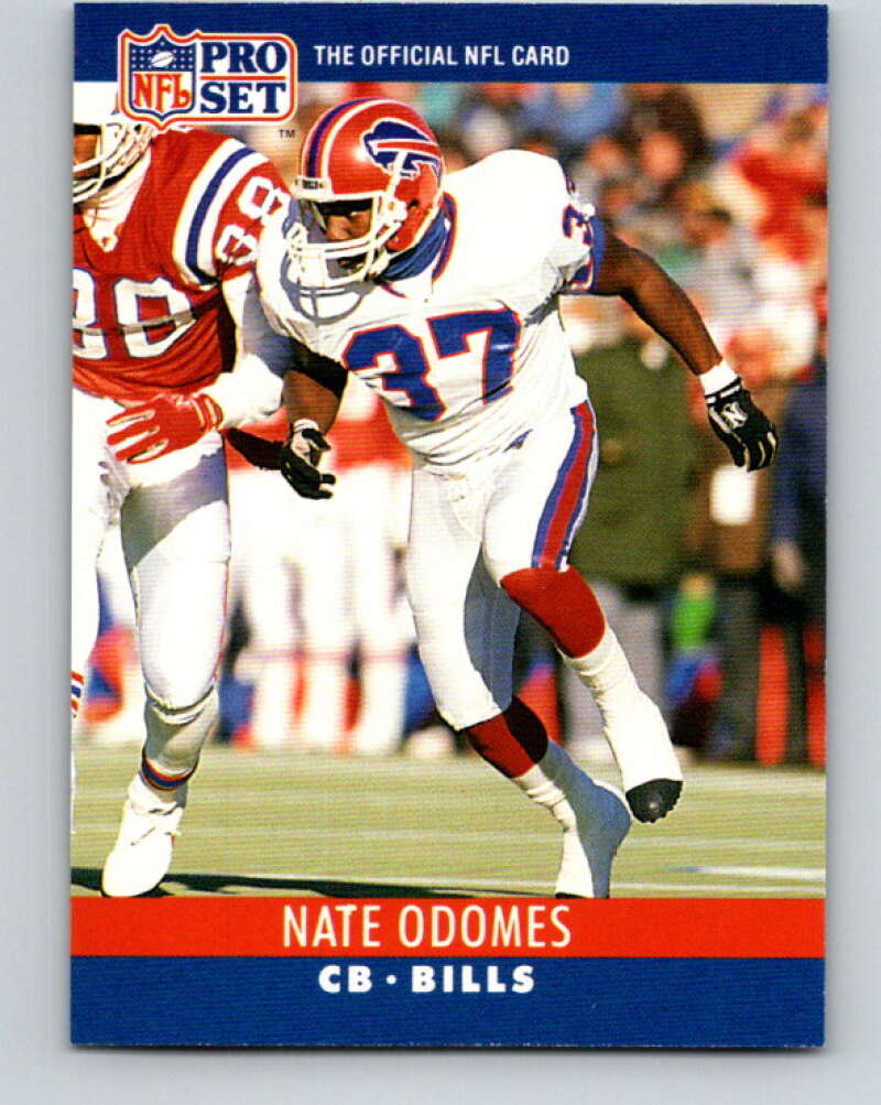 1990 Pro Set #43 Nate Odomes Mint RC Rookie Buffalo Bills Image 1