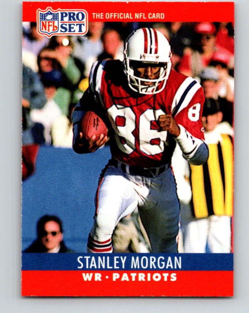 1990 Pro Set #205 Stanley Morgan Mint New England Patriots Image 1
