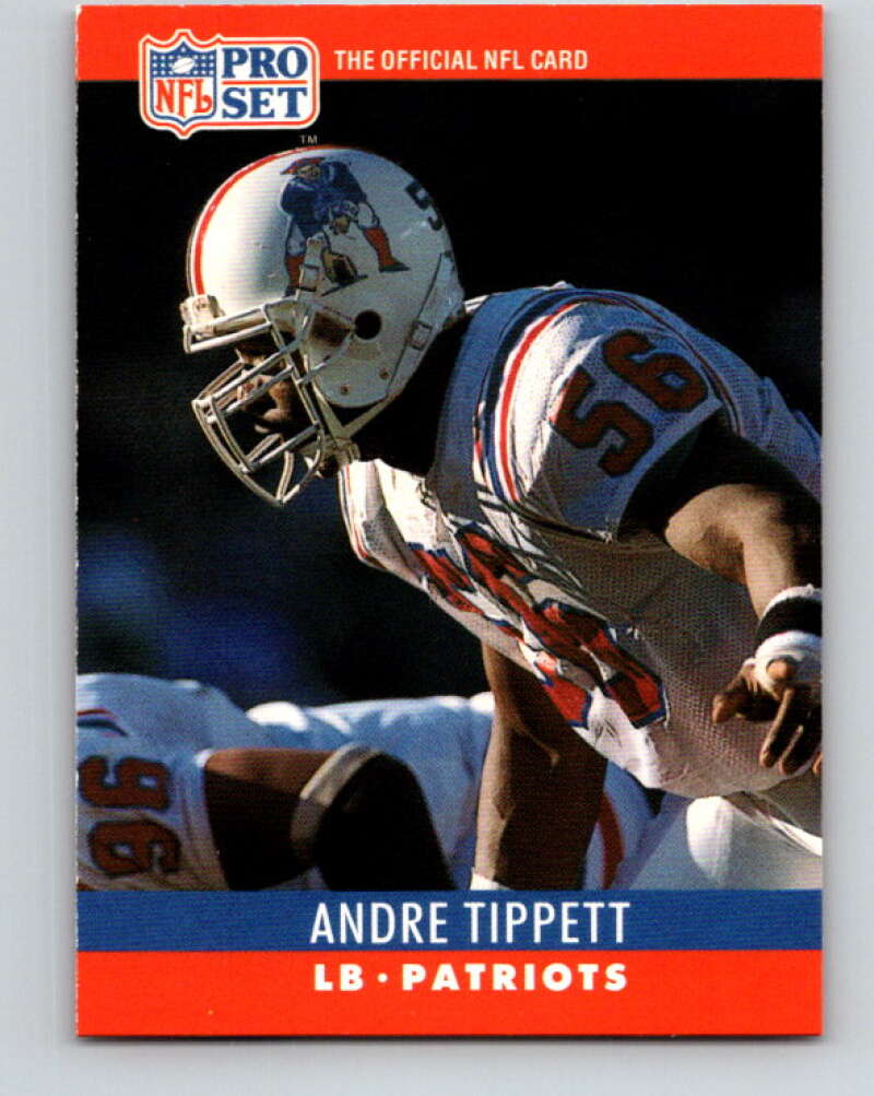 1990 Pro Set #208 Andre Tippett Mint New England Patriots Image 1