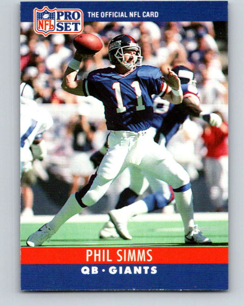 1990 Pro Set #230 Phil Simms Mint New York Giants Image 1