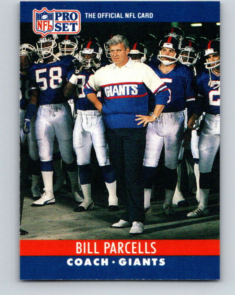 1990 Pro Set #232 Bill Parcells Mint New York Giants Image 1