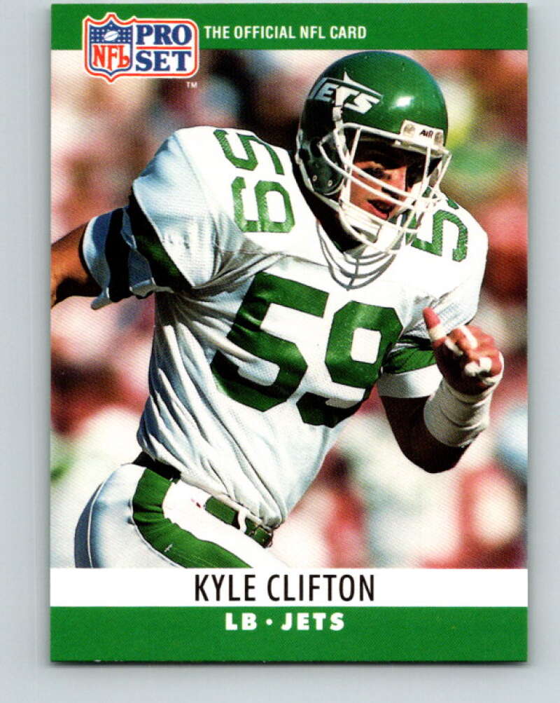 1990 Pro Set #234 Kyle Clifton Mint New York Jets Image 1