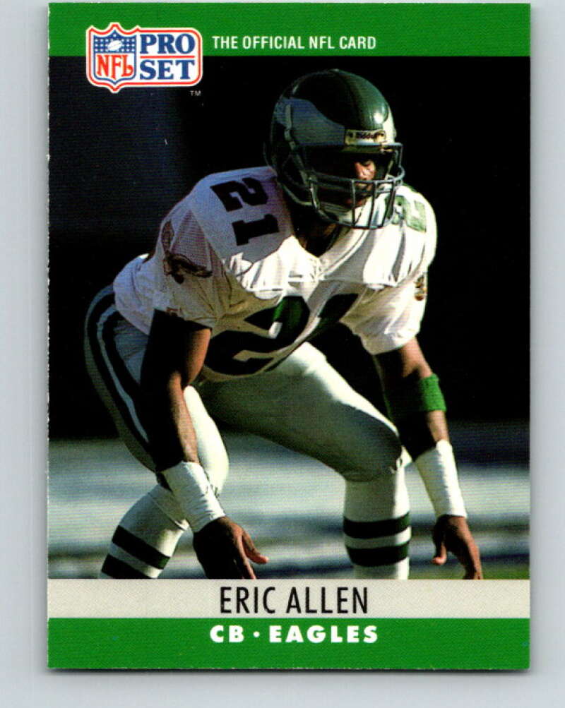 1990 Pro Set #243 Eric Allen Mint Philadelphia Eagles Image 1