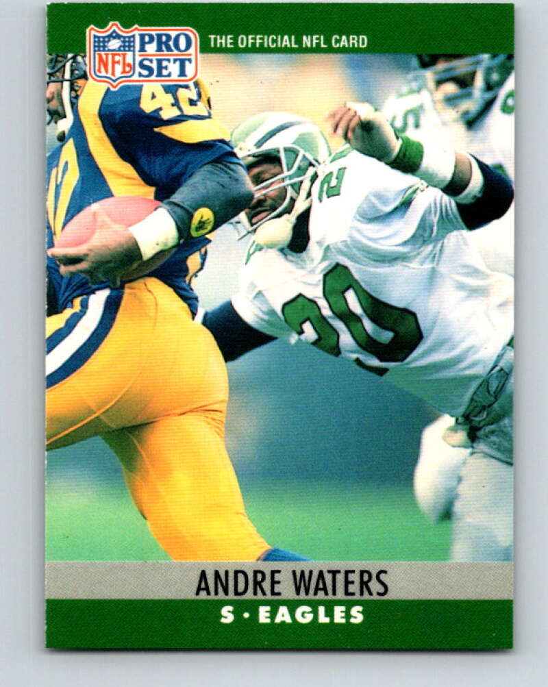 1990 Pro Set #251 Andre Waters Mint Philadelphia Eagles Image 1