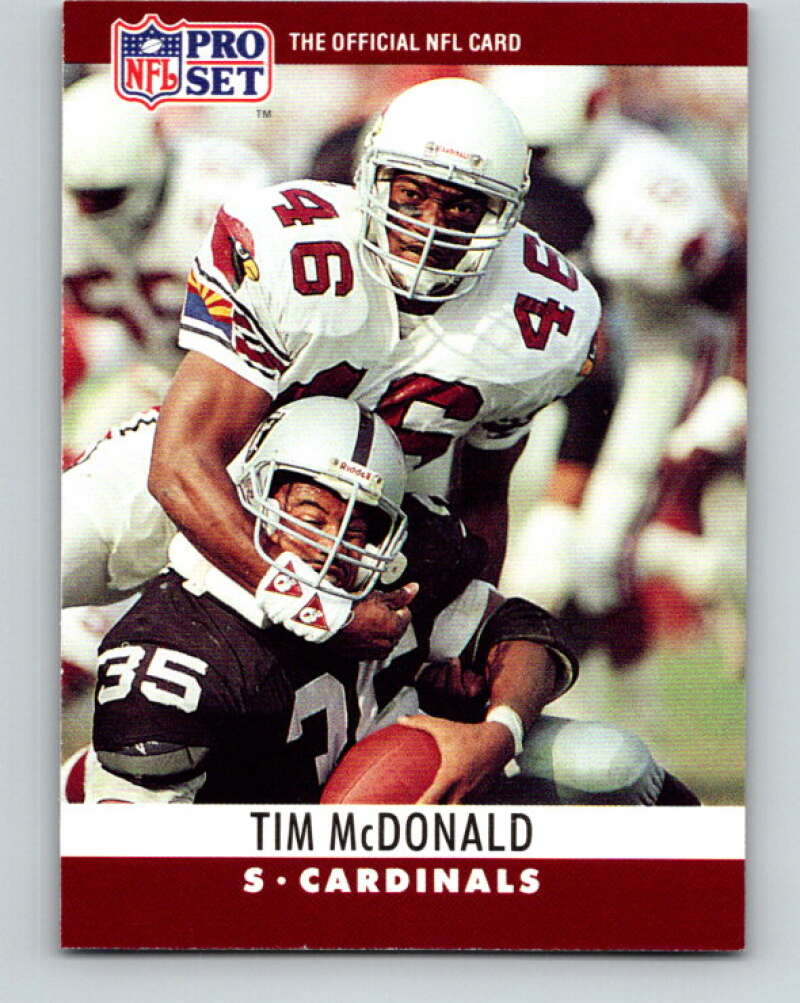 1990 Pro Set #259 Tim McDonald Mint Phoenix Cardinals Image 1