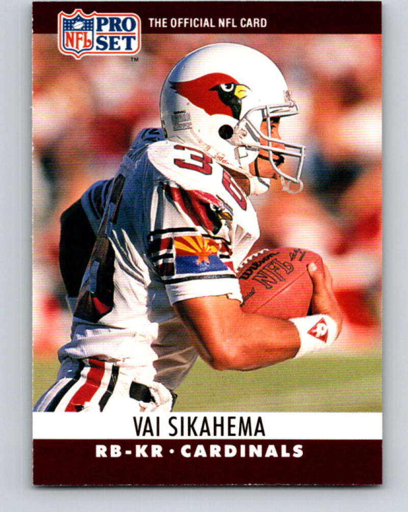 1990 Pro Set #262 Vai Sikahema Mint Phoenix Cardinals Image 1