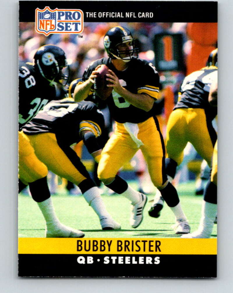 1990 Pro Set #267 Bubby Brister Mint Pittsburgh Steelers Image 1