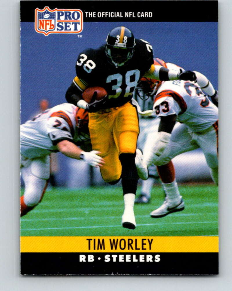 1990 Pro Set #274 Tim Worley Mint Pittsburgh Steelers Image 1