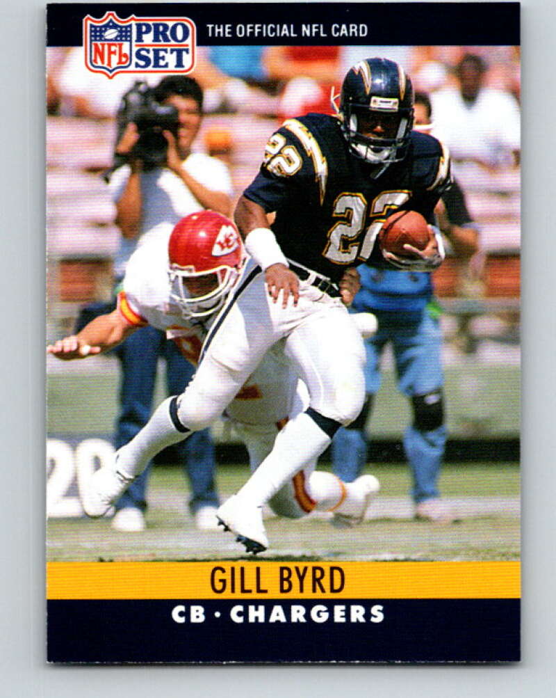 1990 Pro Set #277 Gill Byrd Mint San Diego Chargers Image 1
