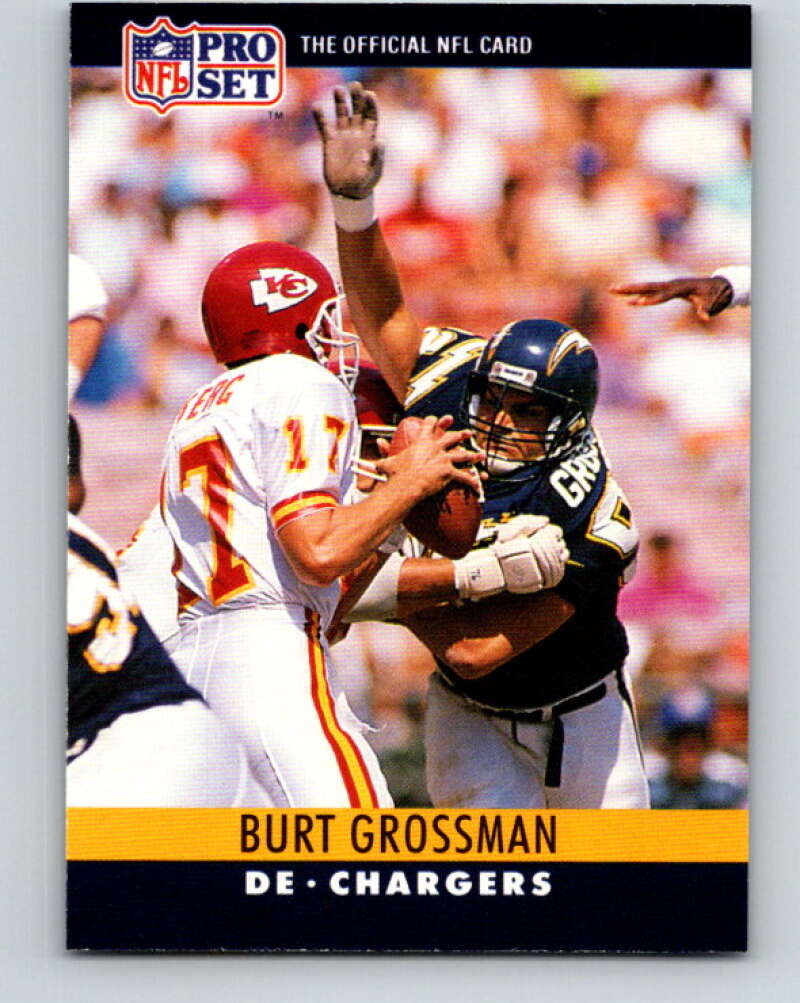 1990 Pro Set #279 Burt Grossman Mint San Diego Chargers Image 1