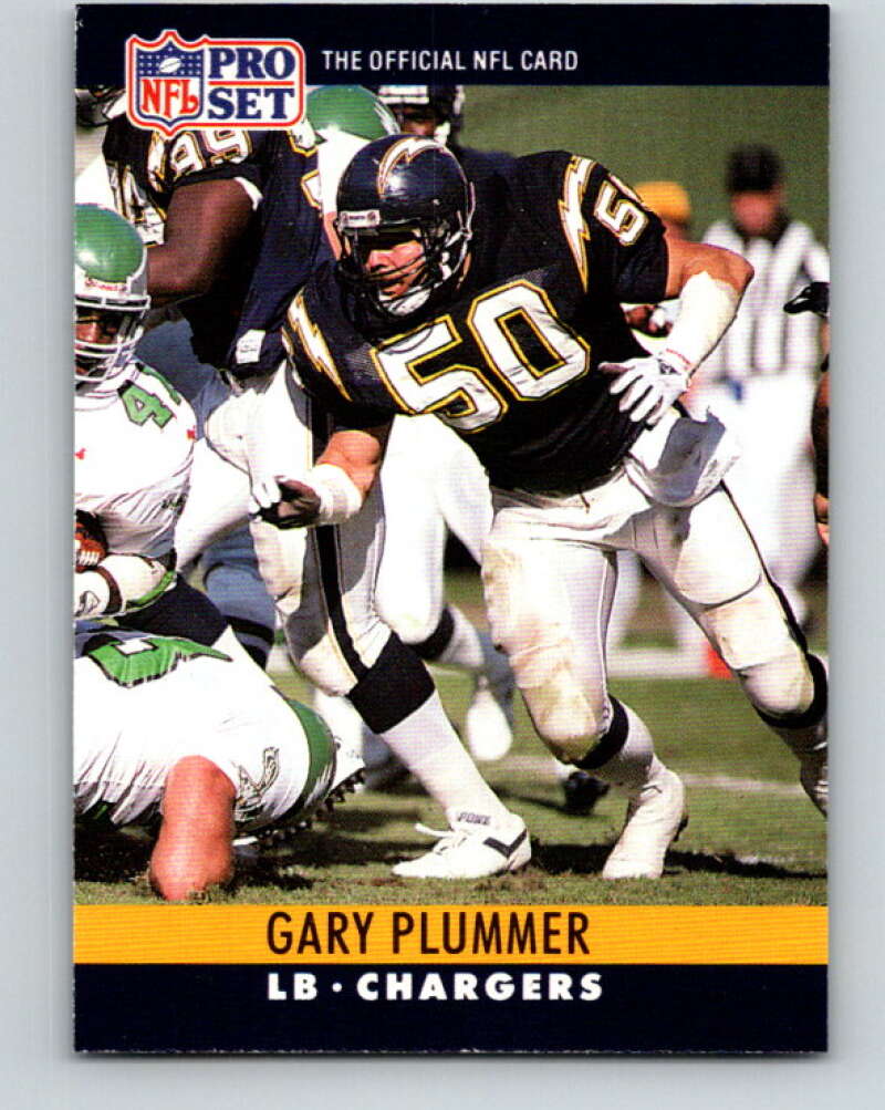 1990 Pro Set #280 Gary Plummer Mint San Diego Chargers Image 1