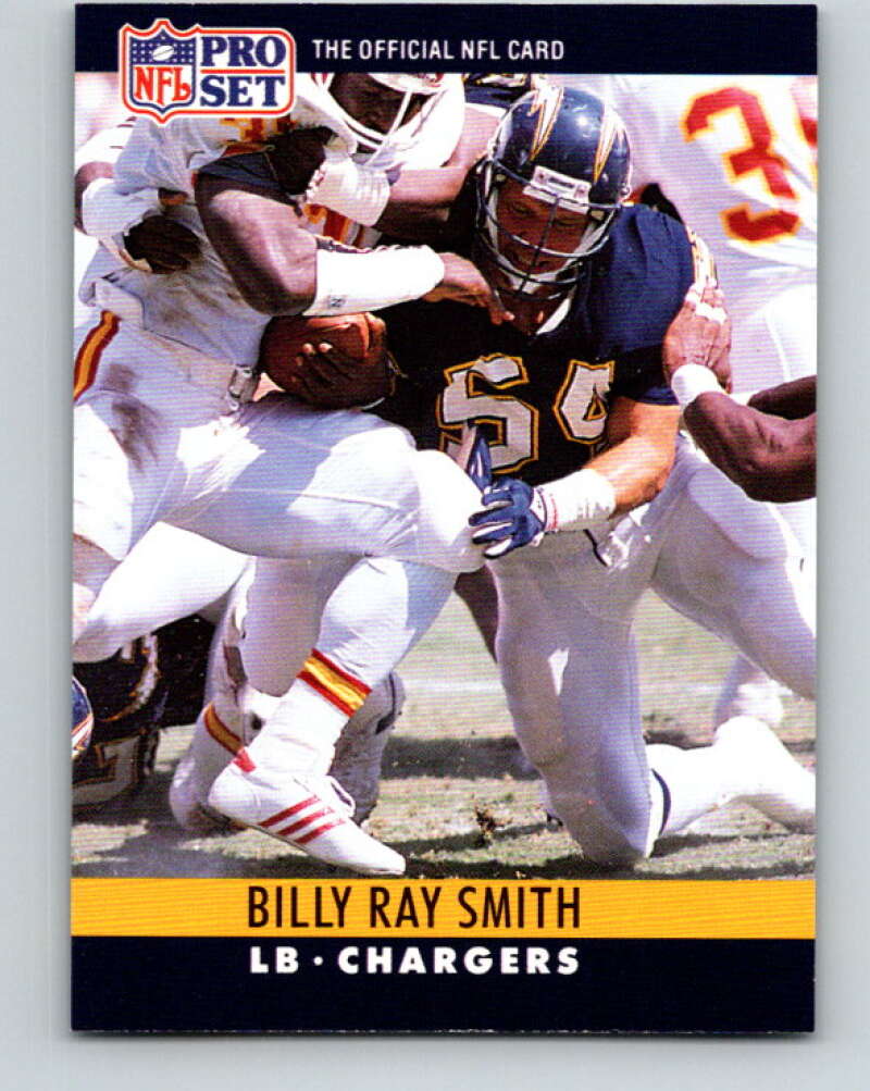 1990 Pro Set #281 Billy Ray Smith Mint San Diego Chargers Image 1
