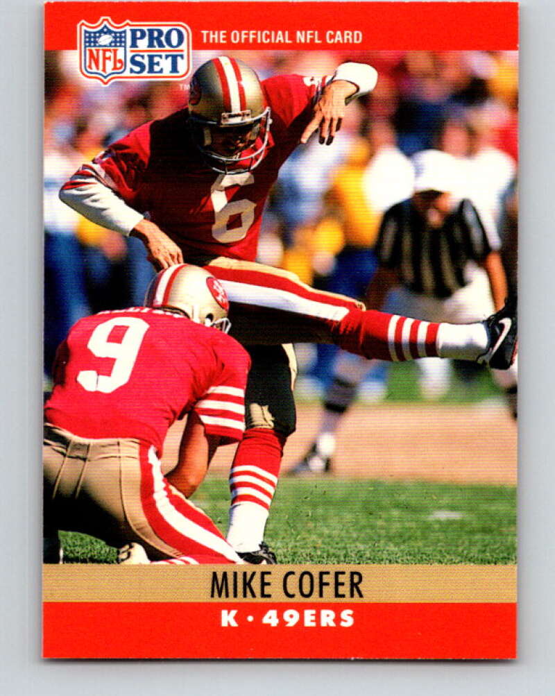 1990 Pro Set #286 Mike Cofer Mint San Francisco 49ers Image 1