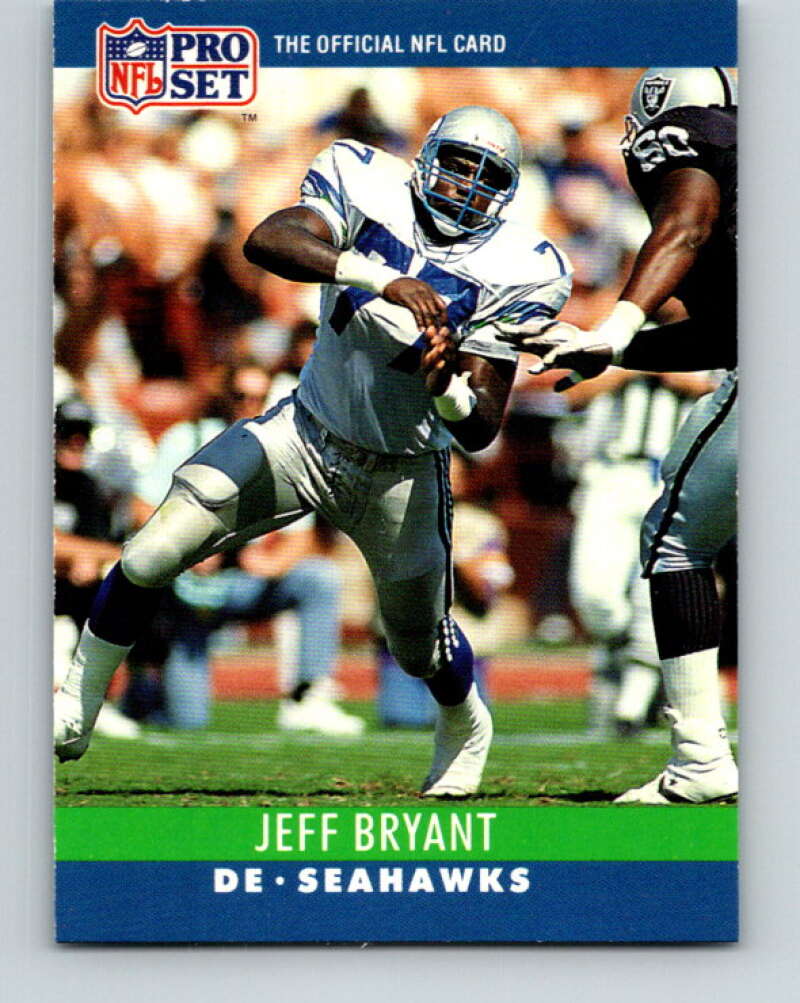 1990 Pro Set #300 Jeff Bryant Mint Seattle Seahawks Image 1