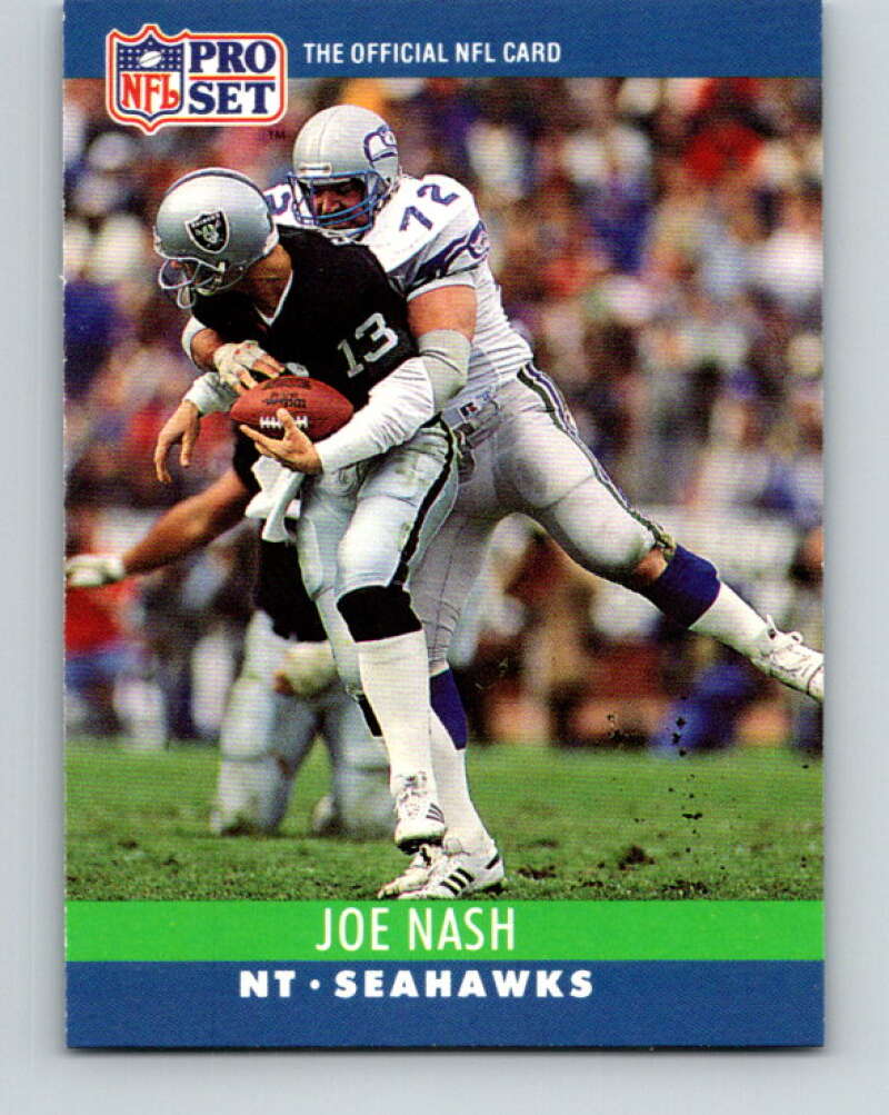 1990 Pro Set #304 Joe Nash Mint Seattle Seahawks Image 1