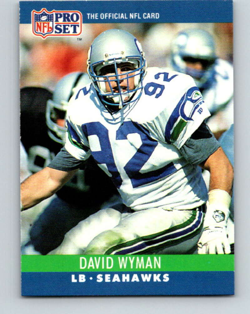 1990 Pro Set #307 David Wyman Mint Seattle Seahawks Image 1