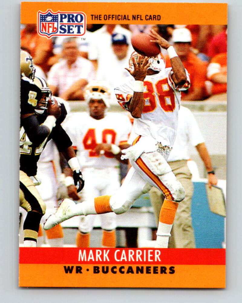1990 Pro Set #309 Mark Carrier Mint Tampa Bay Buccaneers Image 1