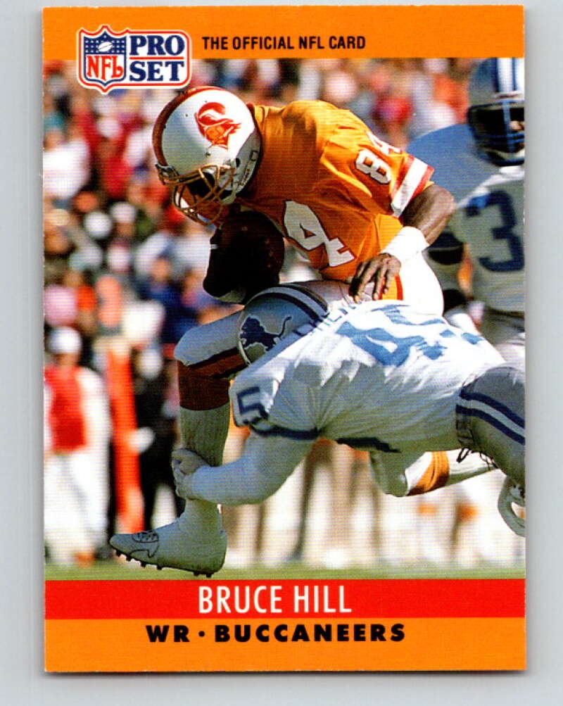 1990 Pro Set #312 Bruce Hill Mint Tampa Bay Buccaneers Image 1
