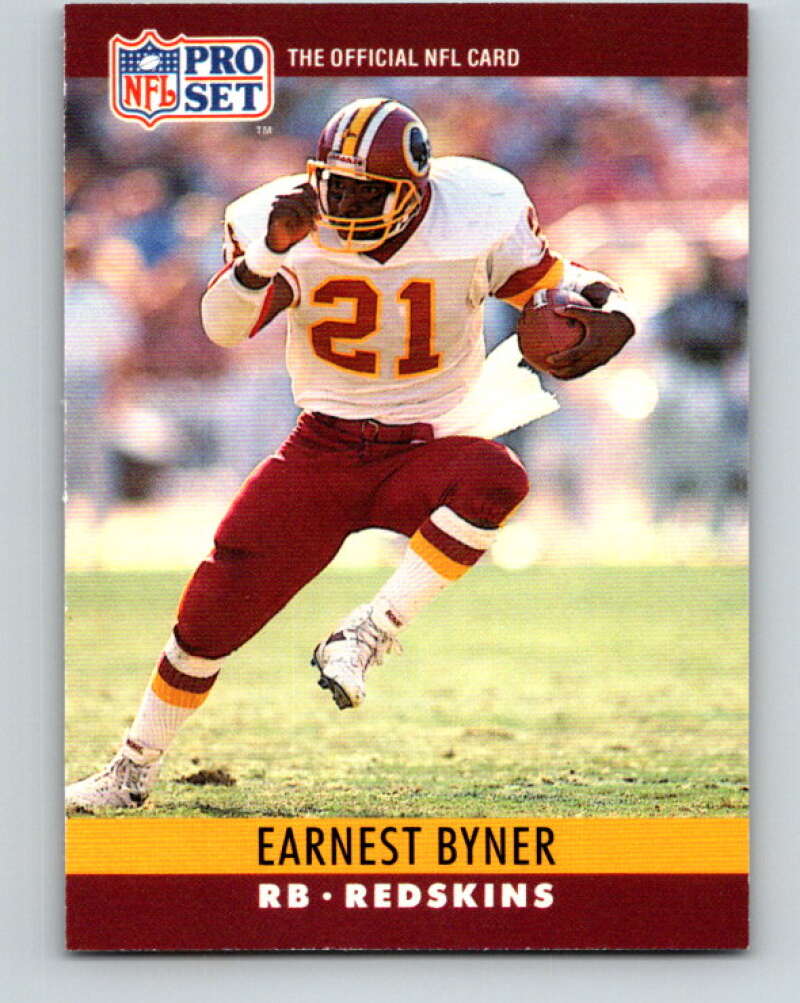 1990 Pro Set #320 Earnest Byner Mint Washington Redskins Image 1