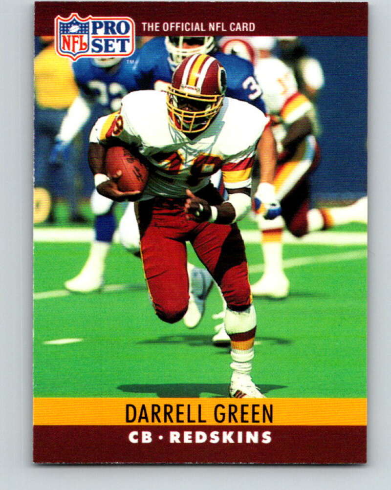 1990 Pro Set #323 Darrell Green Mint Washington Redskins Image 1