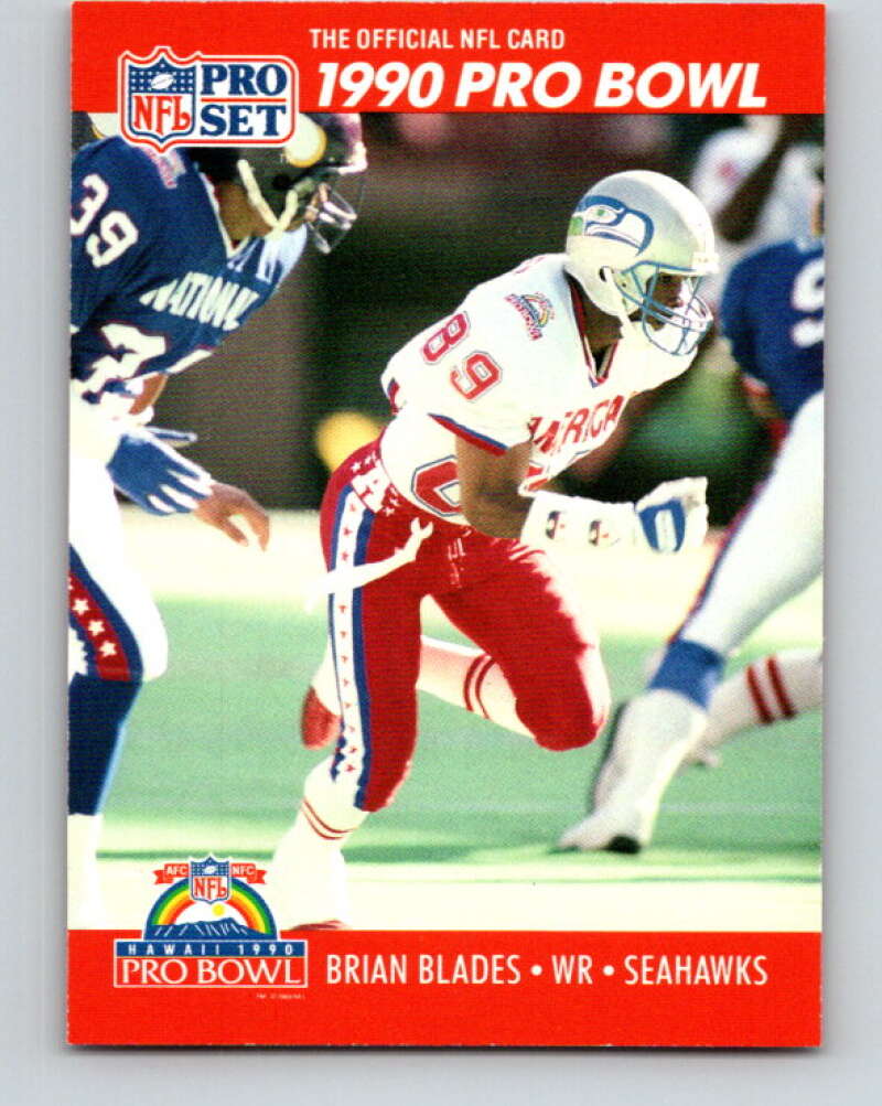 1990 Pro Set #335 Brian Blades Mint Seattle Seahawks Image 1