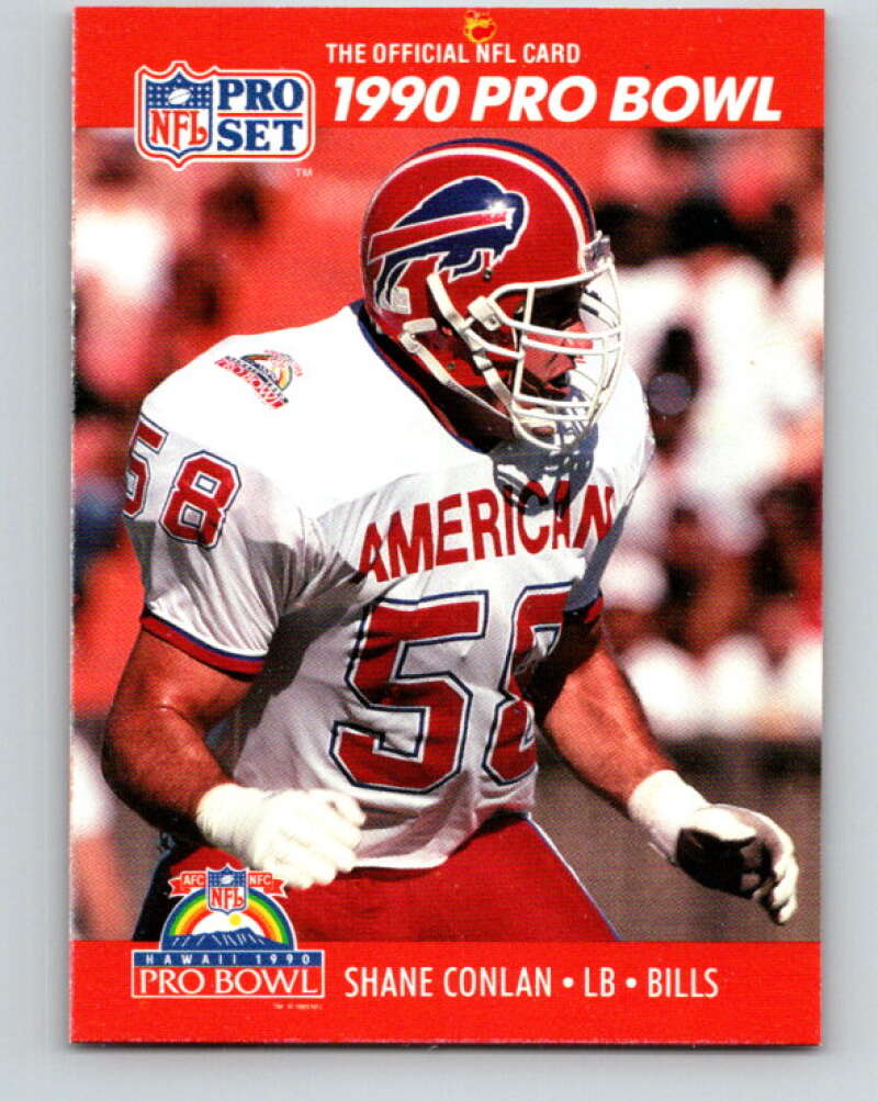 1990 Pro Set #337 Shane Conlan Mint Buffalo Bills Image 1