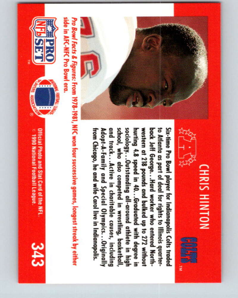 1990 Pro Set #342 David Fulcher Mint Cincinnati Bengals Image 2