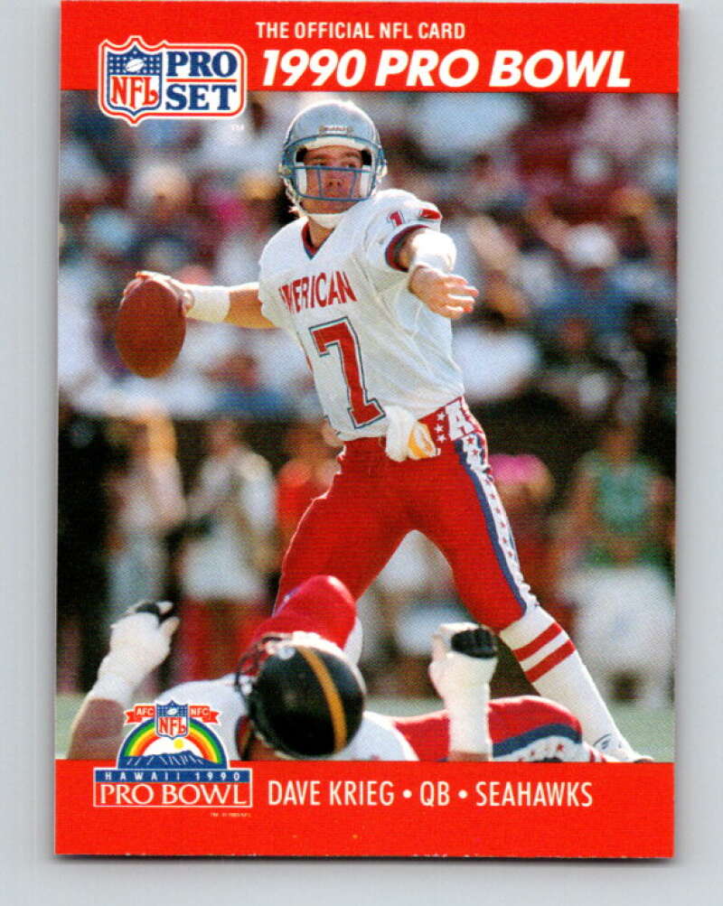 1990 Pro Set #348 Greg Kragen Mint Denver Broncos Image 1