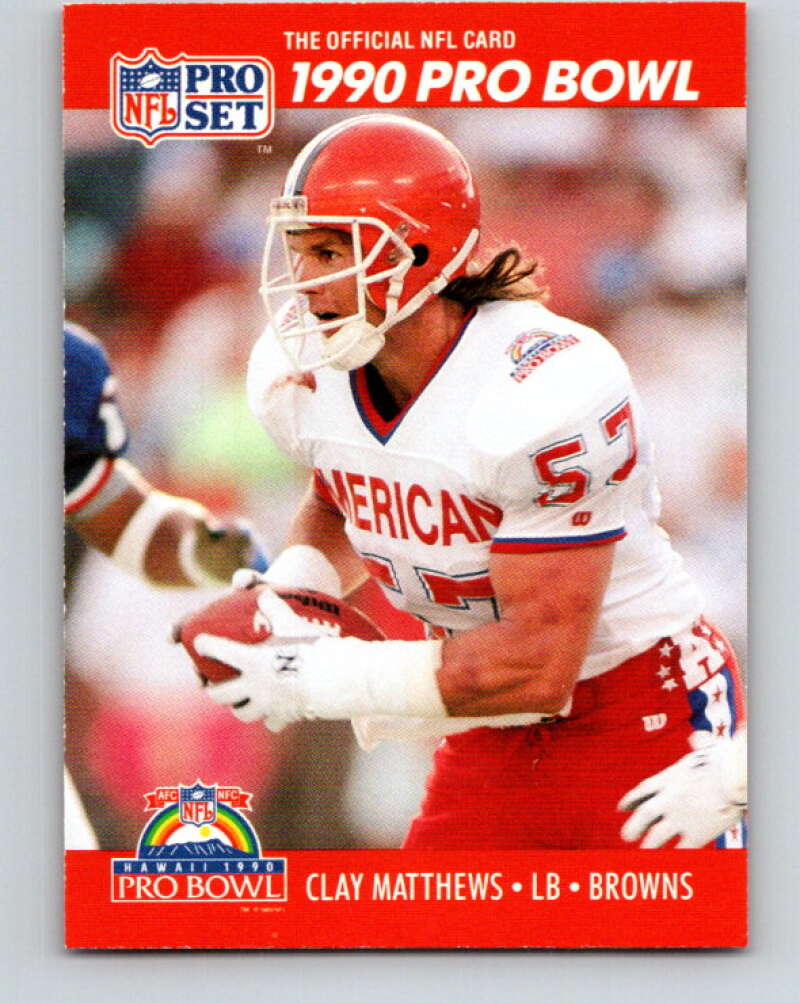 1990 Pro Set #352 Bruce Matthews Mint Houston Oilers Image 1