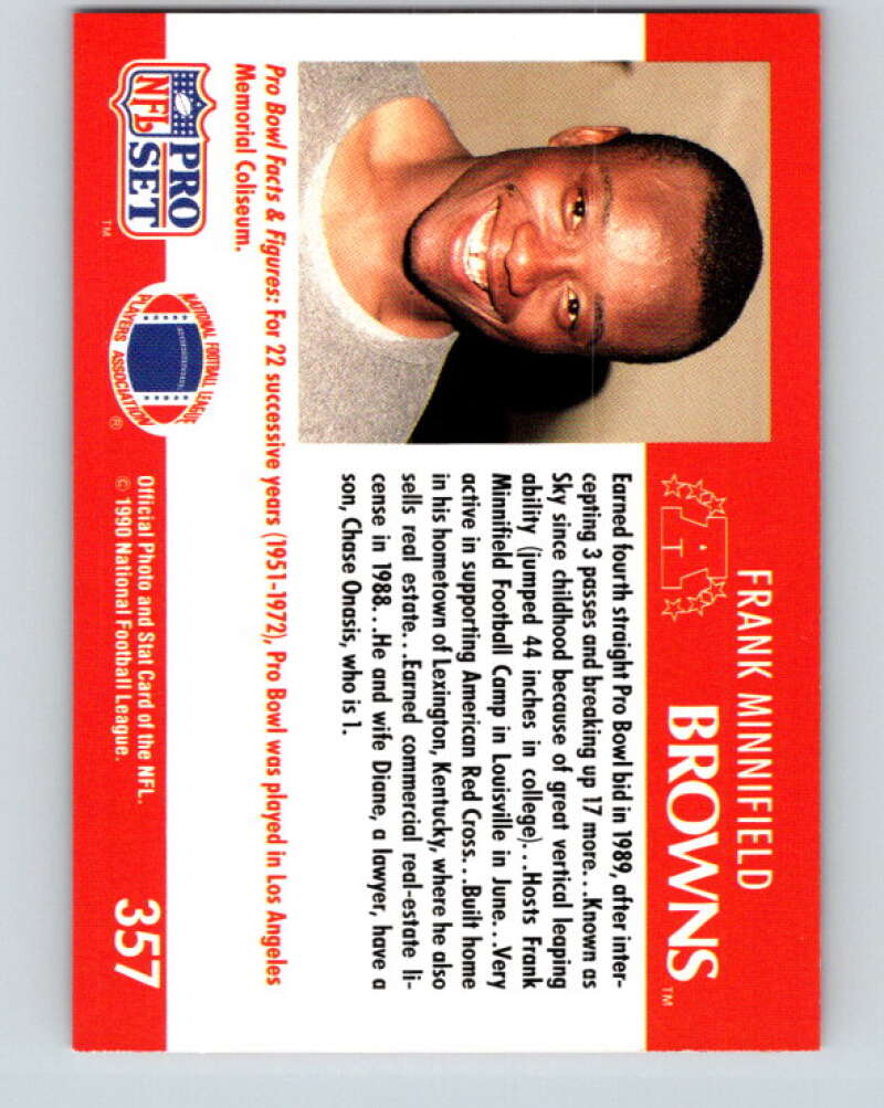 1990 Pro Set #356 Anthony Miller Mint San Diego Chargers Image 2