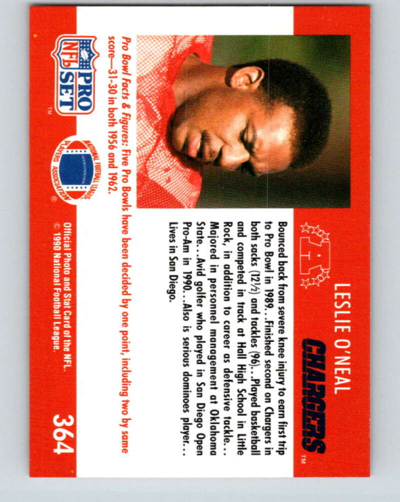 1990 Pro Set #363 Christian Okoye Mint Kansas City Chiefs Image 2