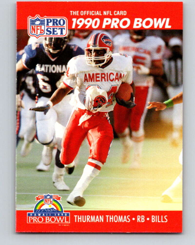 1990 Pro Set #373 Derrick Thomas Mint Kansas City Chiefs Image 1