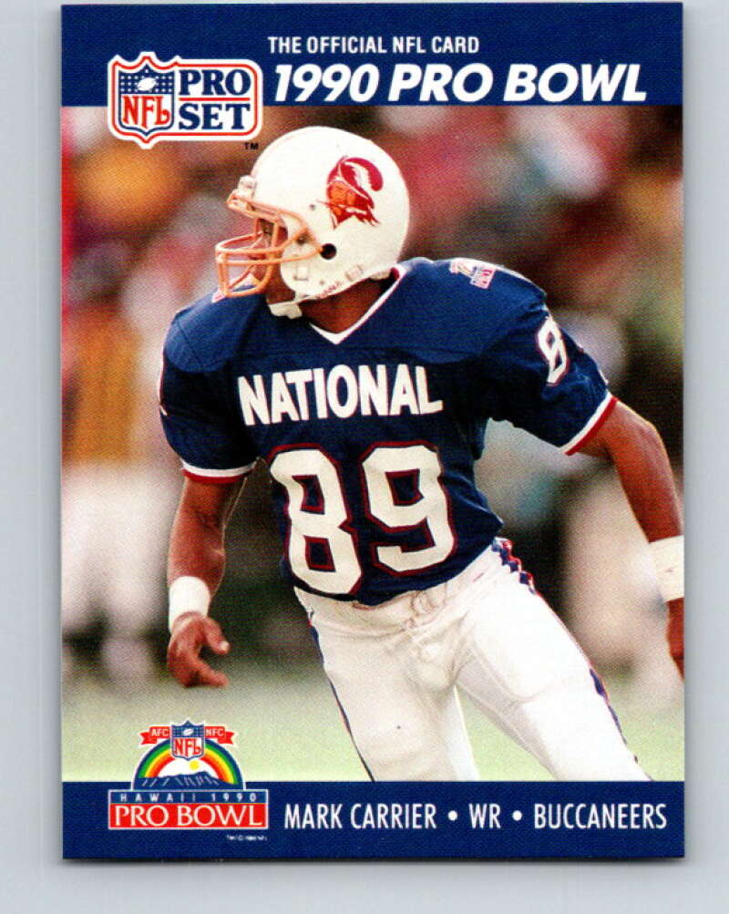 1990 Pro Set #384 Mark Carrier Mint Tampa Bay Buccaneers Image 1